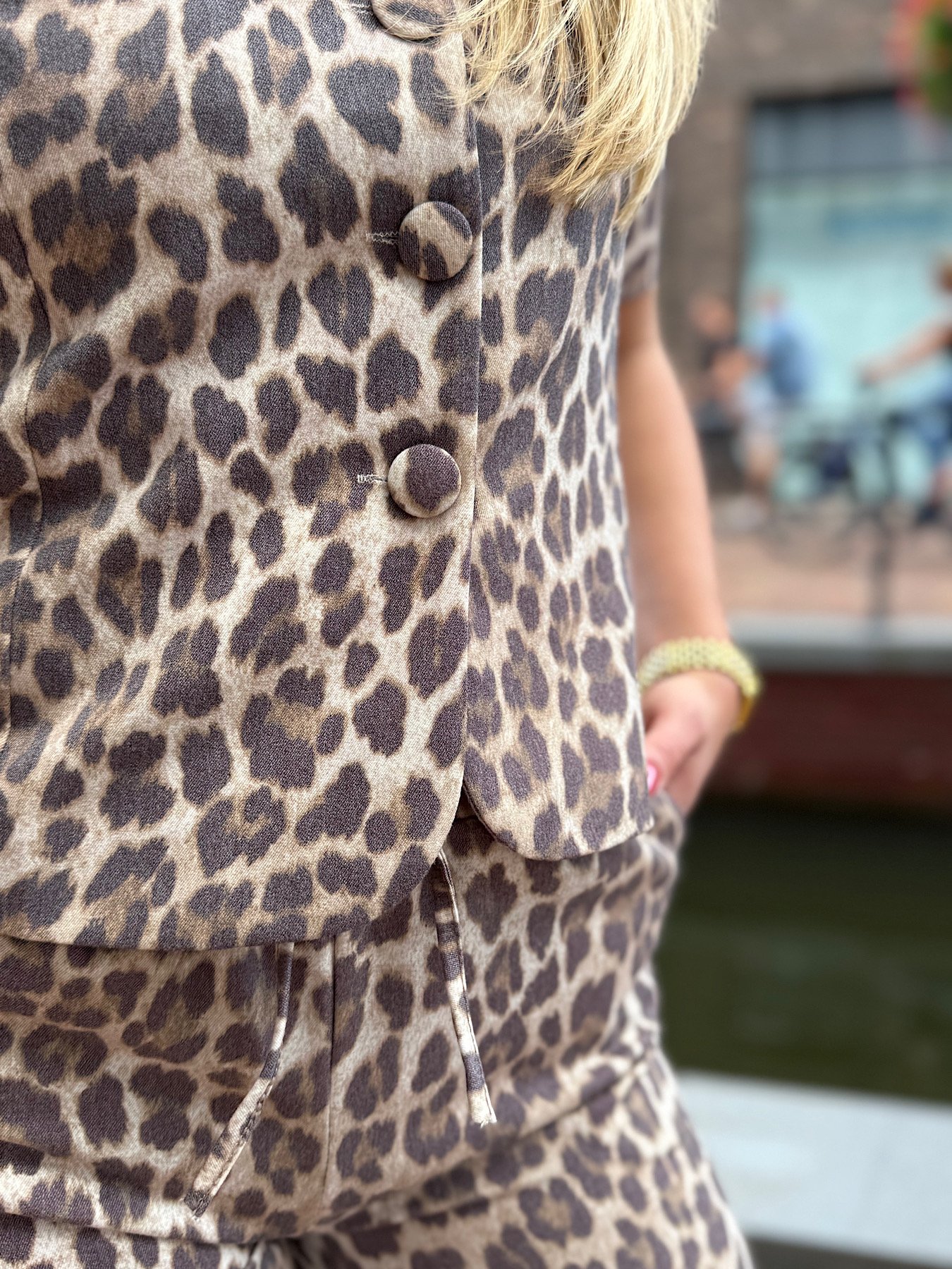 ZM - leopard studio broek