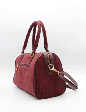 Handtas met studs 1096 - bordeaux