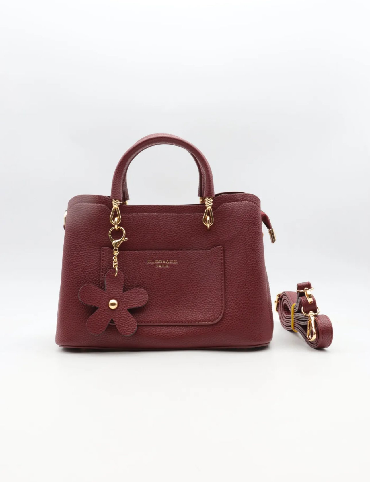 Handtas met vakje 6931 - bordeaux