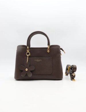 Handtas met vakje 6931 - bruin