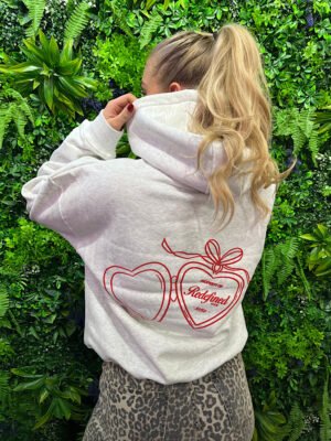 Heart hoodie - grijs