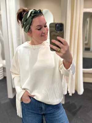 Polkadot sjaaltje - groen