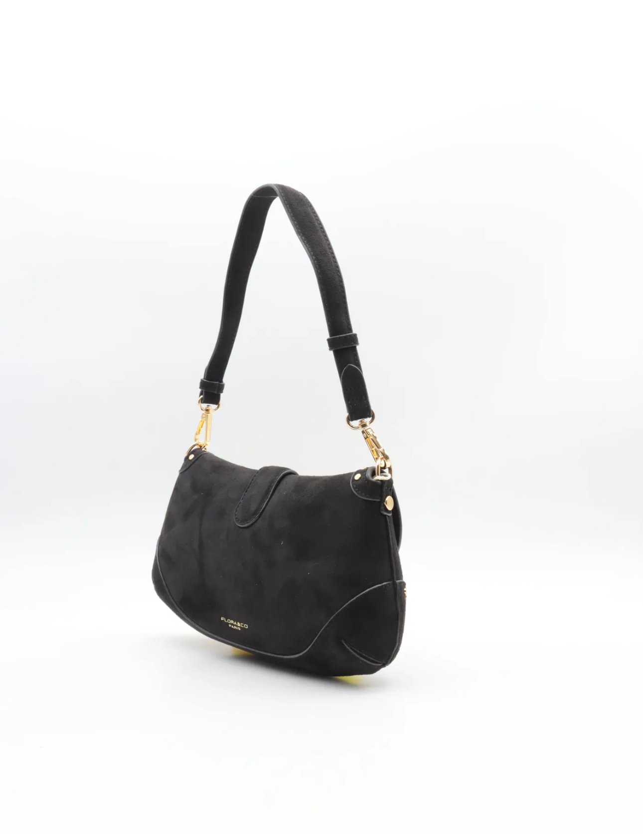 Schoudertasje met studs 1095 - zwart