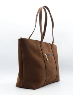 Shopper met charms 7528 - bruin