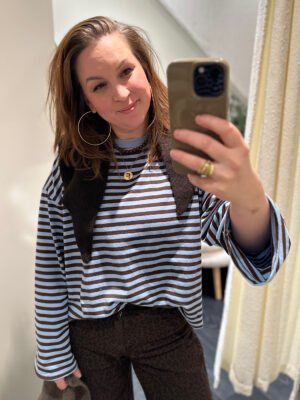 Triangle sjaatje - bruin