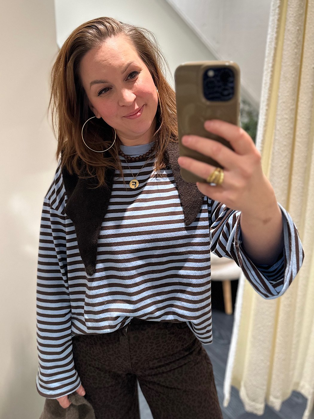 Triangle sjaatje - bruin