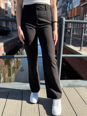 ZM - zwarte highwaist pantalon Zayna