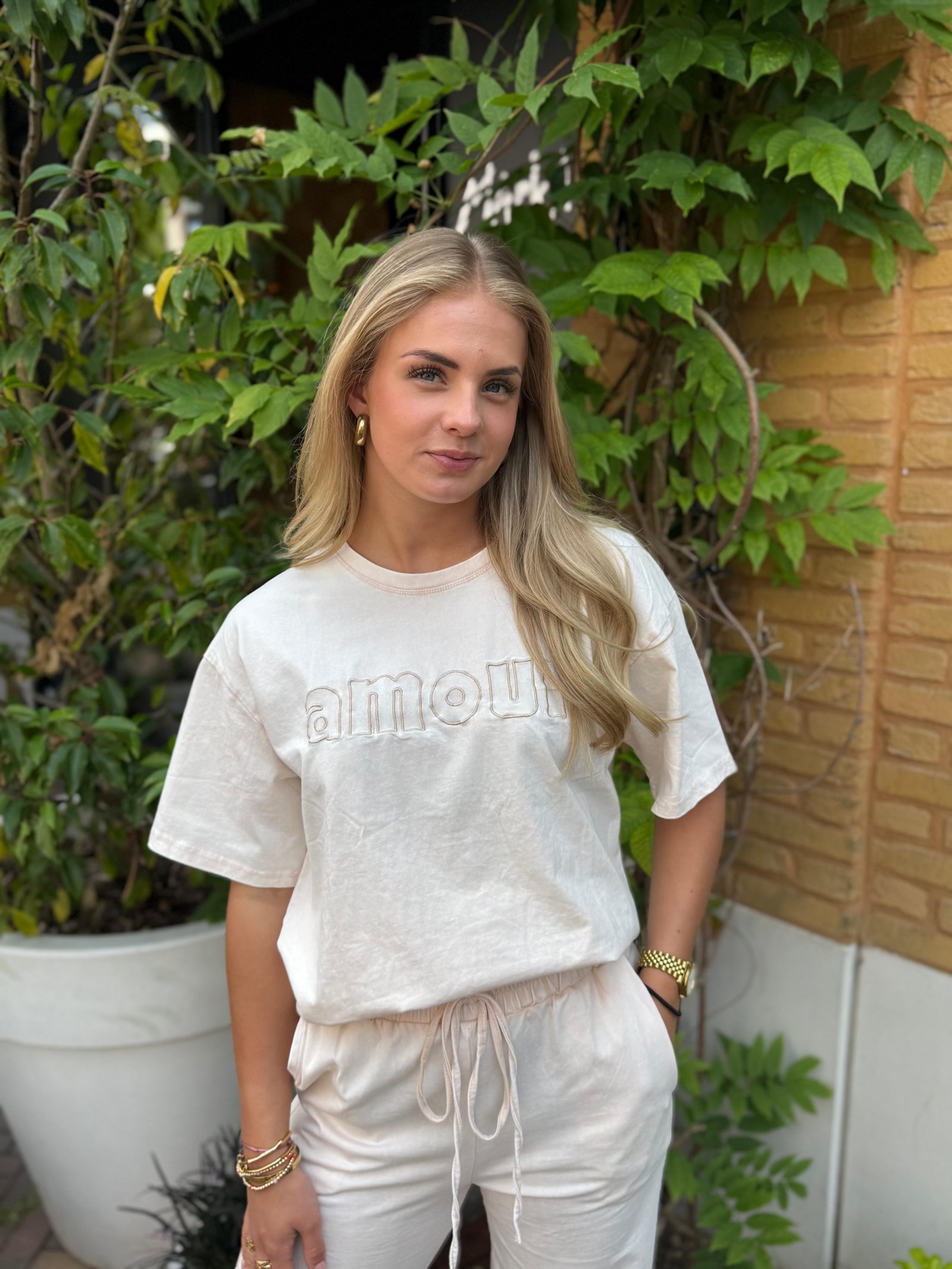 Beige comfy shirt Amour