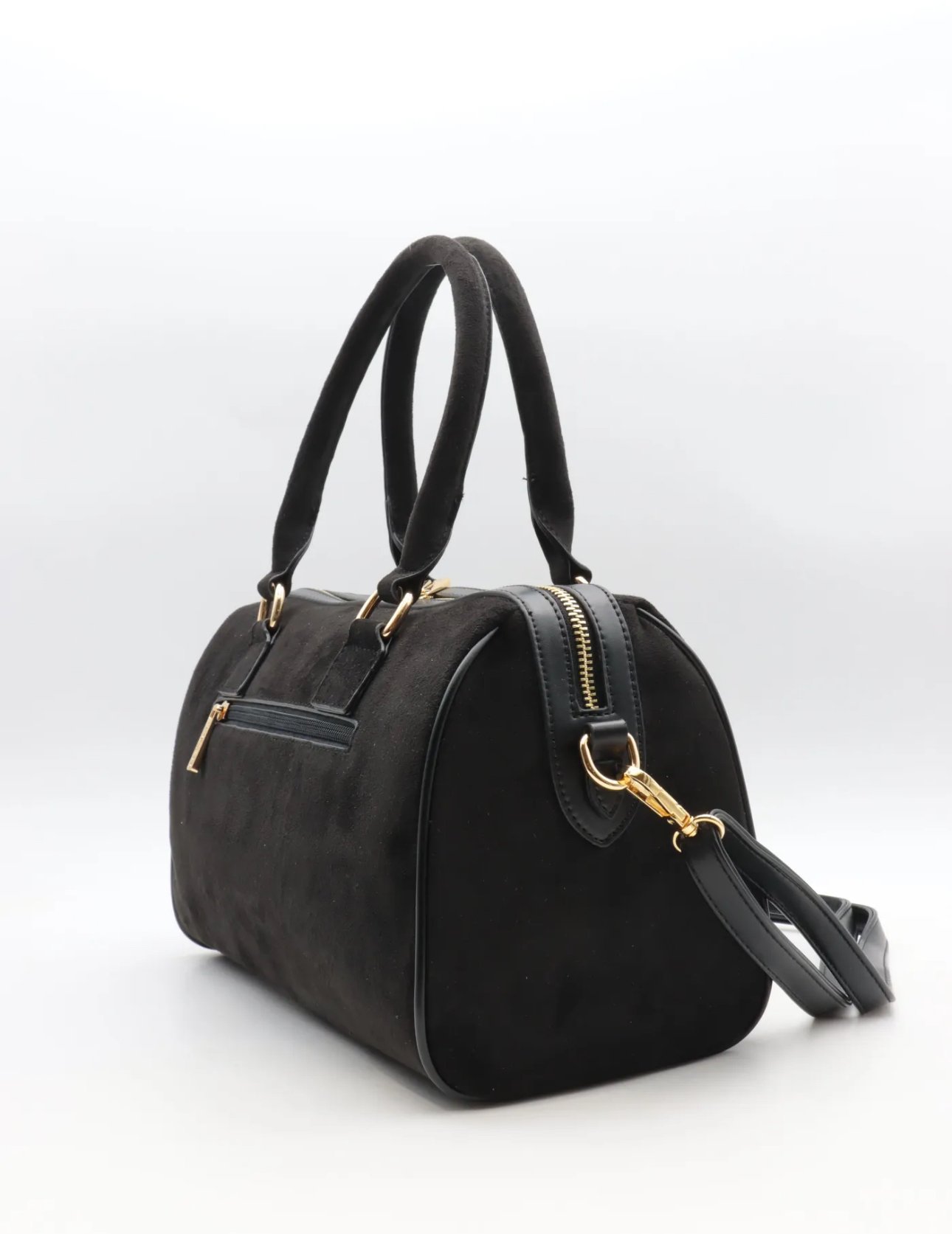 Handtas met studs 1096 - zwart