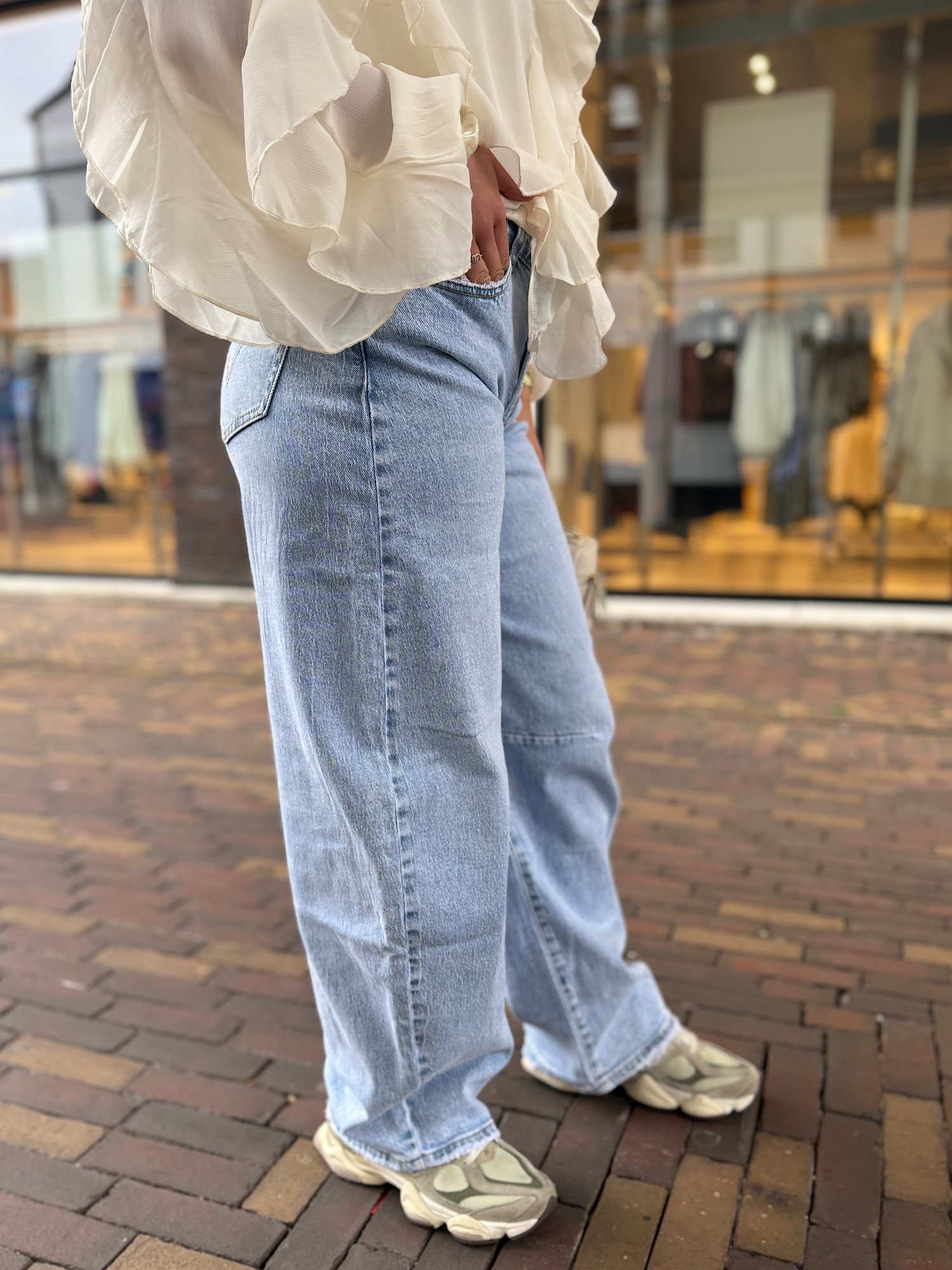 QH - Balloon fit jeans 3717 - Lichtblauw