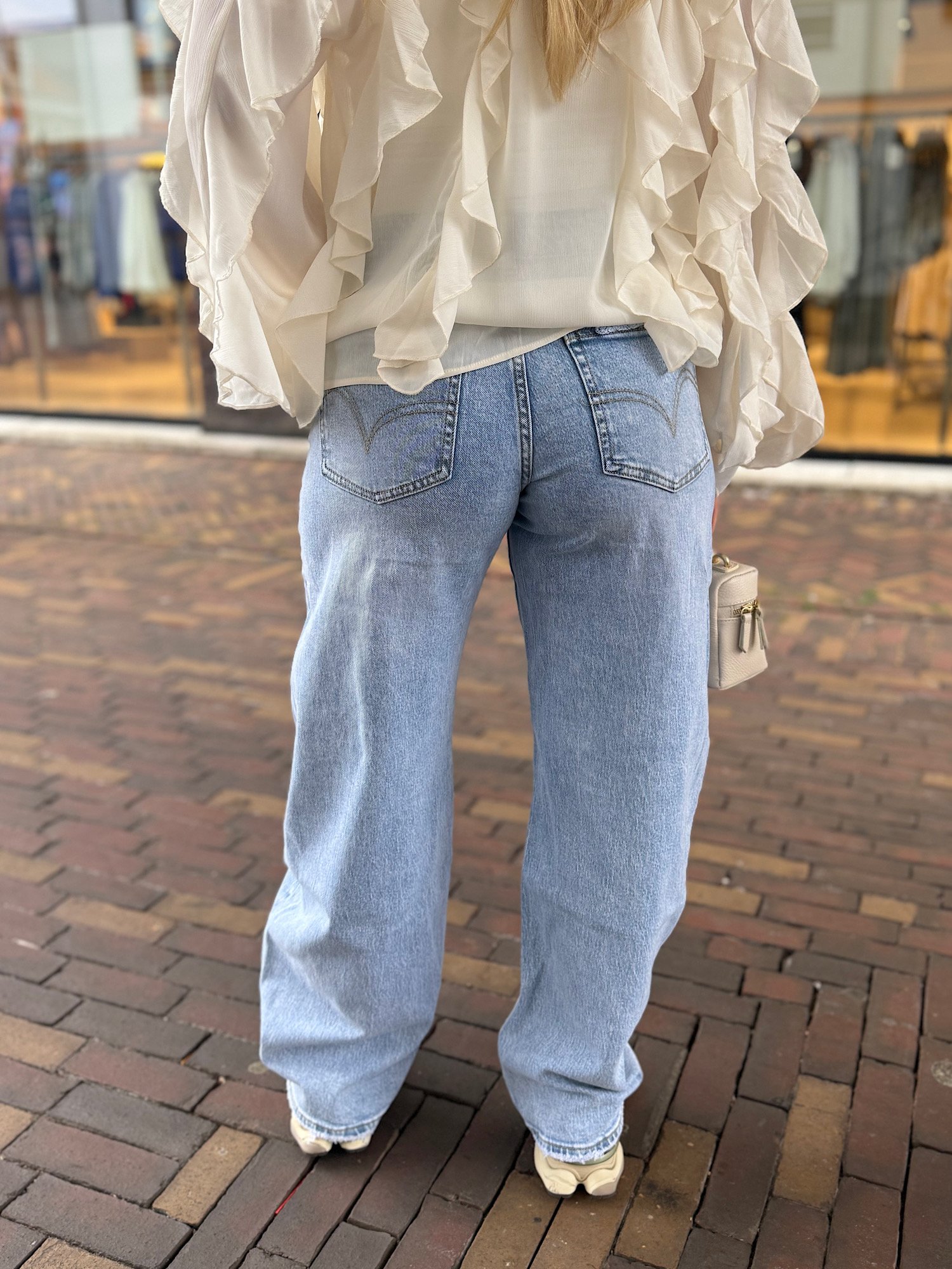 QH - Balloon fit jeans 3717 - Lichtblauw