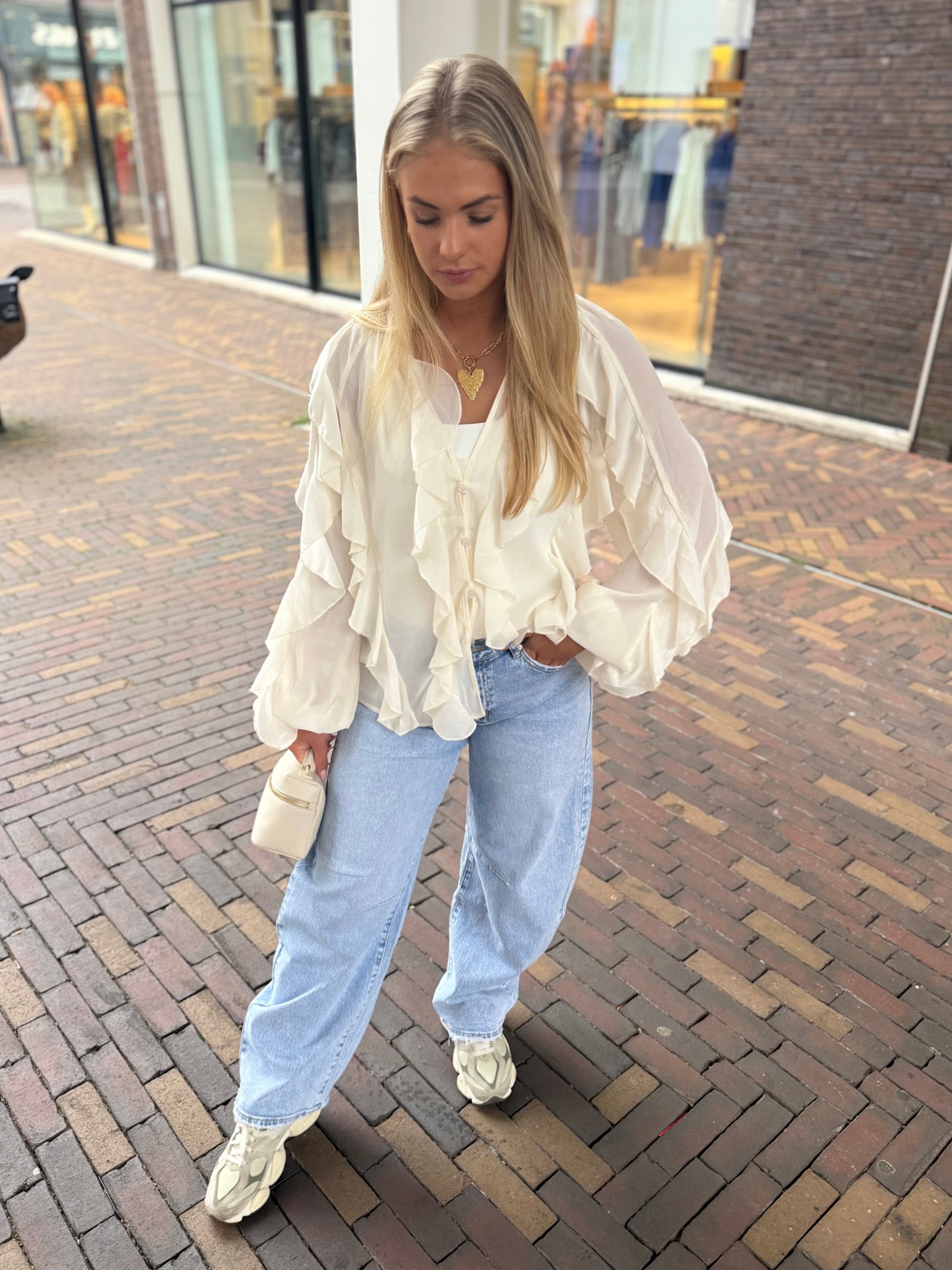 QH - Balloon fit jeans 3717 - Lichtblauw