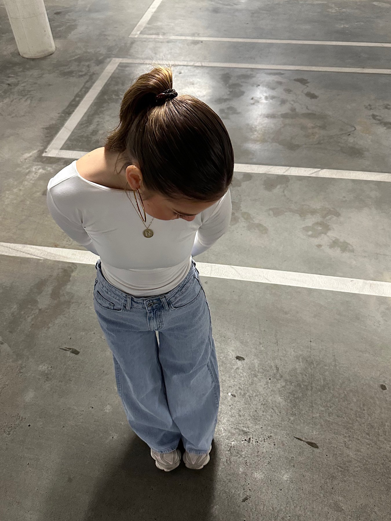 Regular wide leg jeans Z9011 - blauw