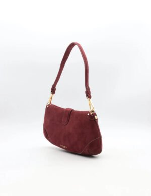 Schoudertasje met studs 1095 - bordeaux