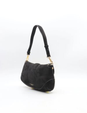 Schoudertasje met studs 1095 - zwart