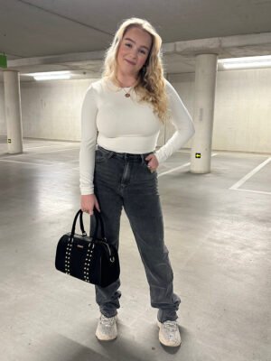 Tall straight leg jeans K2707 - antraciet