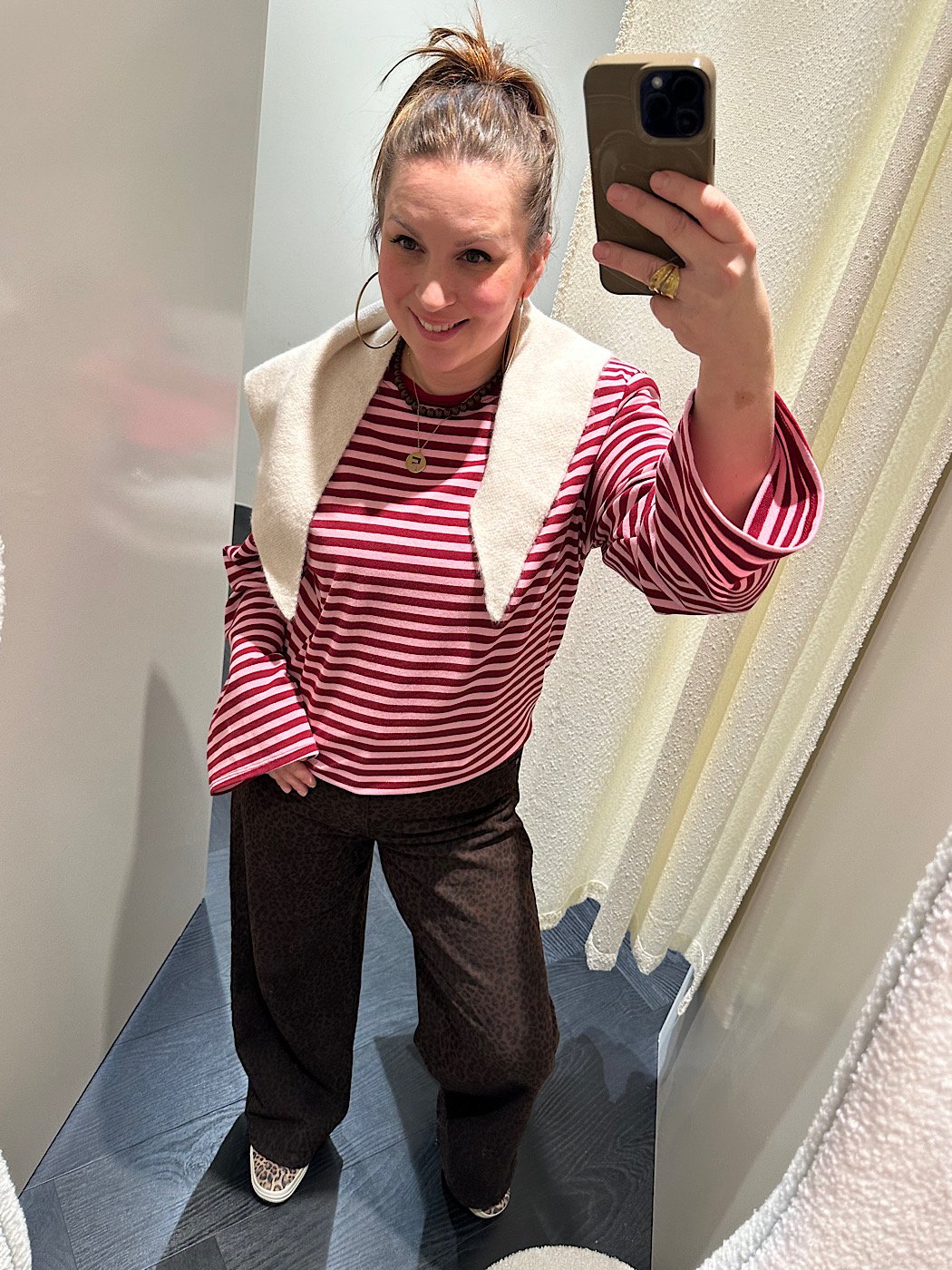 Triangle sjaaltje - ecru