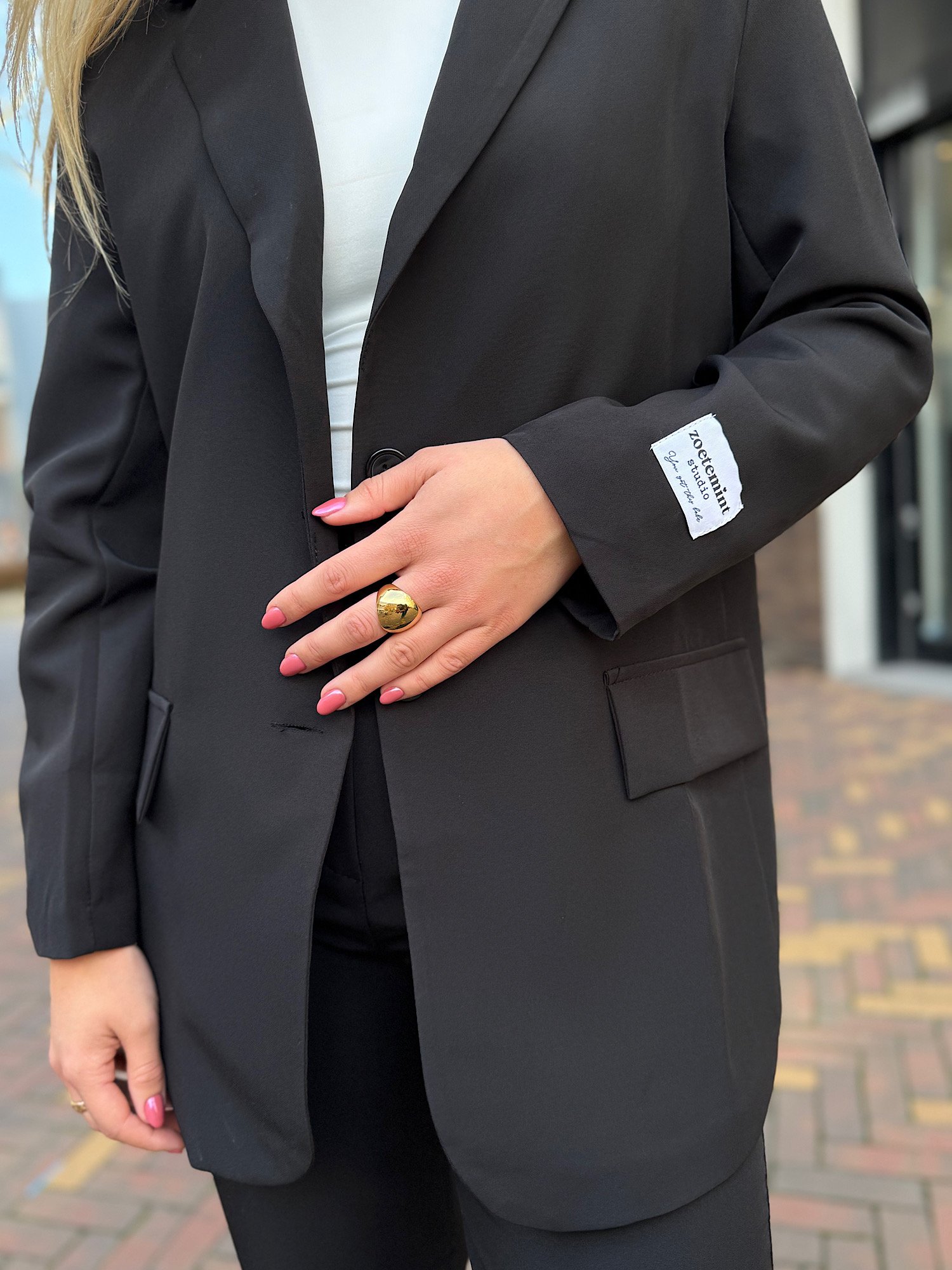 ZM - zwarte studio blazer