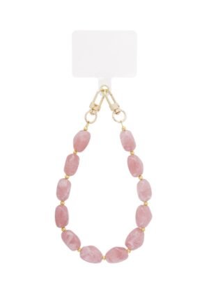 Telefoonkoord Stone - roze