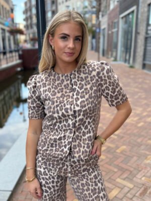 ZM - leopard studio blazer