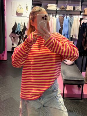 ZM longsleeve Esté - fuchsia/ geel